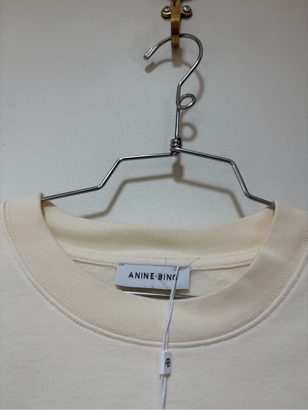NWT Anine Bing Miles Collegiate Sweatshirt Size Large - Picture 13 of 16